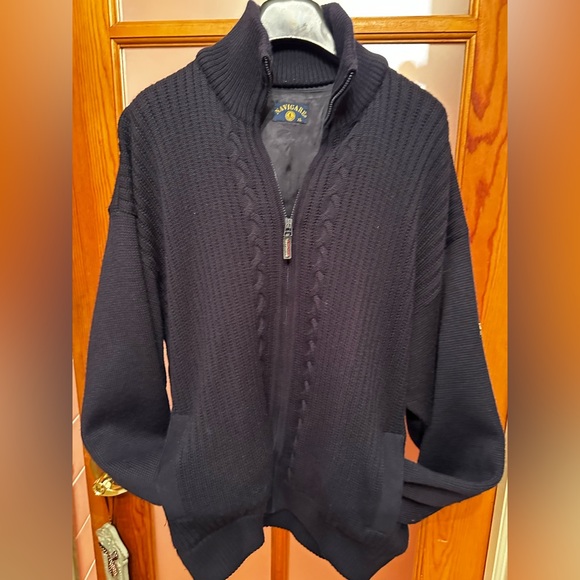 Men’s Navy blue cardigan - Picture 1 of 3